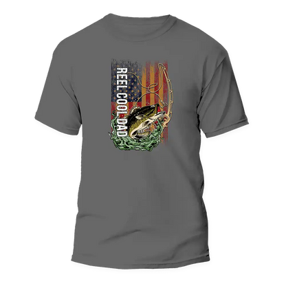 Reel Cool Dad Man T-Shirt by Outdoorzees