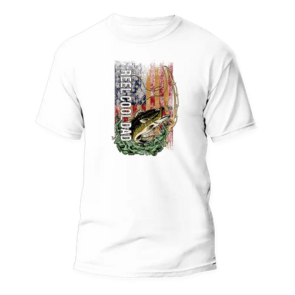 Reel Cool Dad Man T-Shirt by Outdoorzees