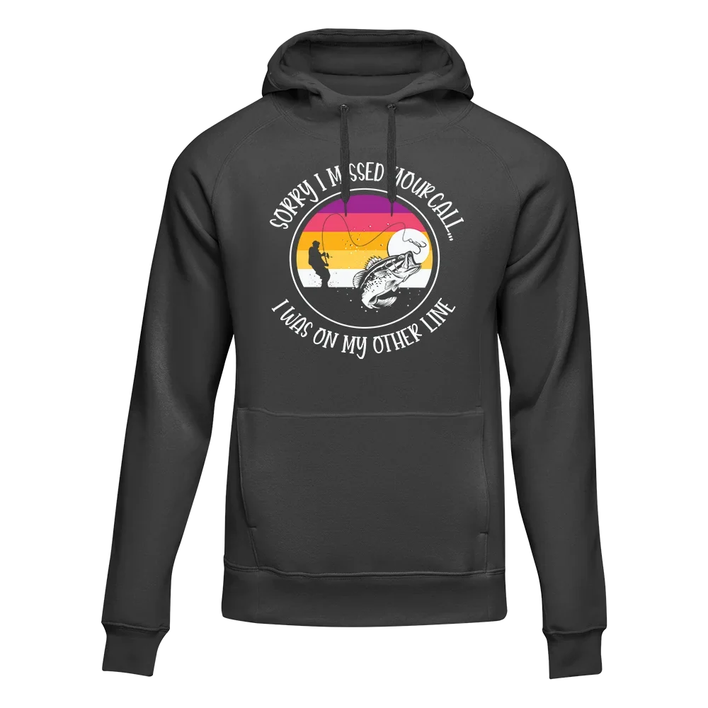 I Was On Another Line Unisex Hoodie by Outdoorzees