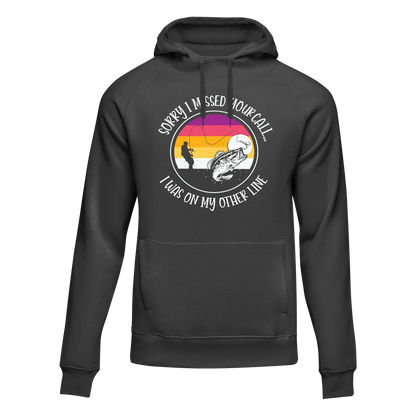 I Was On Another Line Unisex Hoodie by Outdoorzees