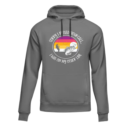 I Was On Another Line Unisex Hoodie by Outdoorzees