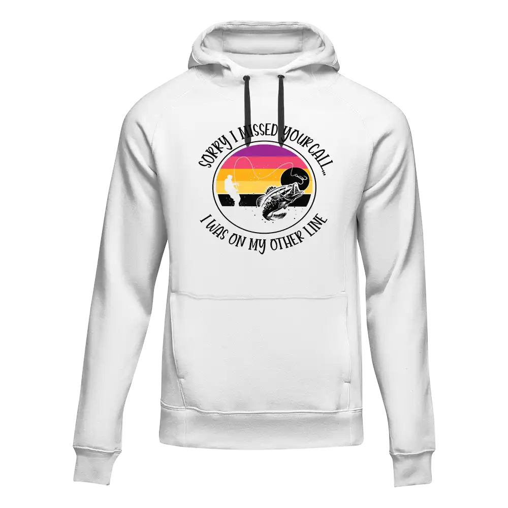 I Was On Another Line Unisex Hoodie by Outdoorzees