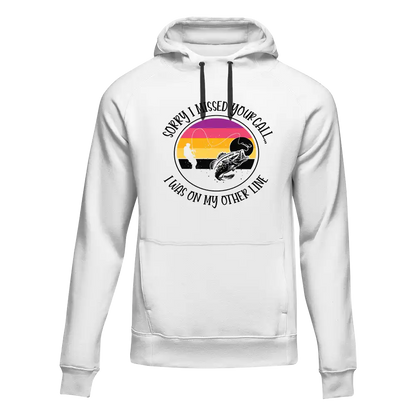 I Was On Another Line Unisex Hoodie by Outdoorzees