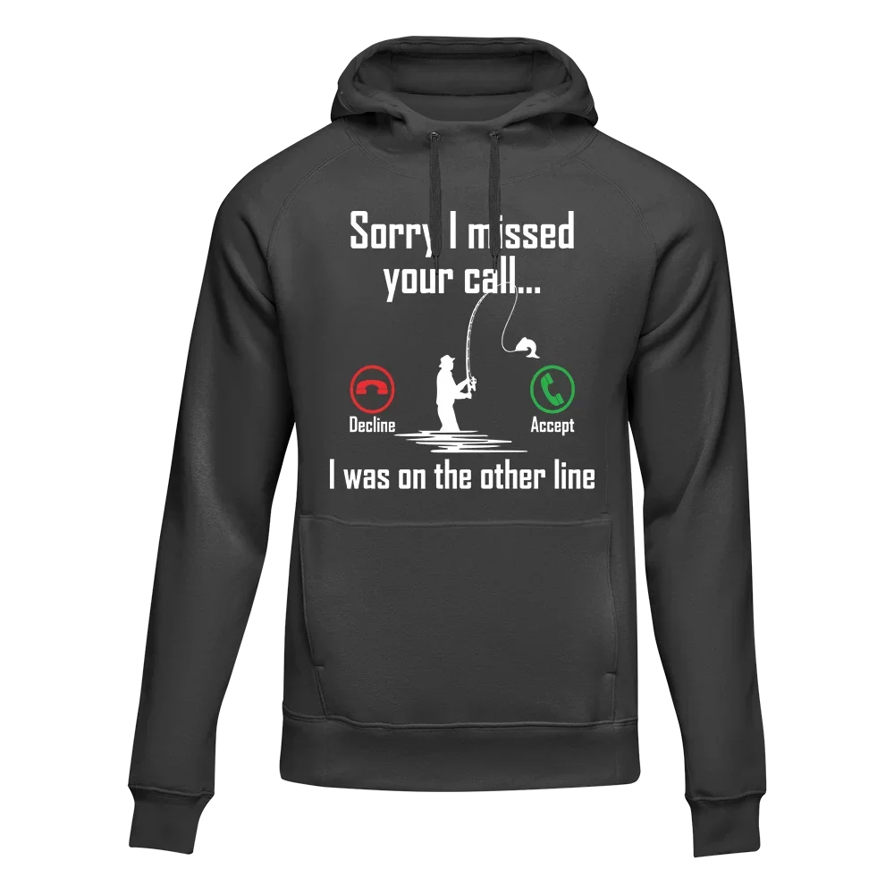 I Was On Another Line v2 Unisex Hoodie by Outdoorzees
