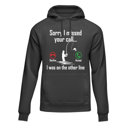 I Was On Another Line v2 Unisex Hoodie by Outdoorzees