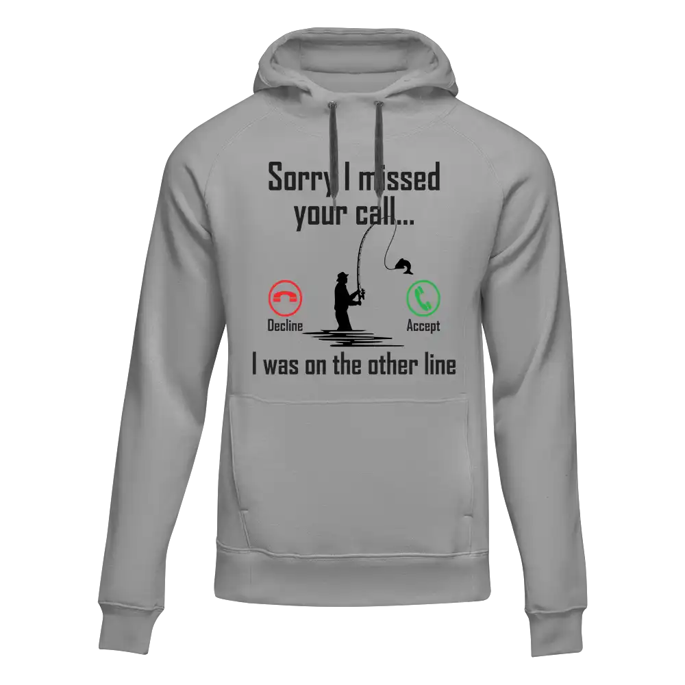 I Was On Another Line v2 Unisex Hoodie by Outdoorzees