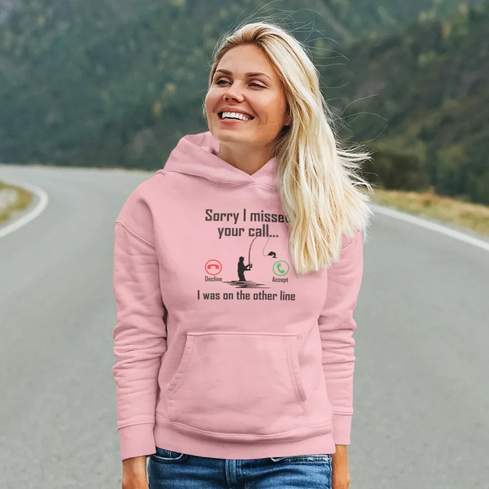 I Was On Another Line v2 Unisex Hoodie by Outdoorzees