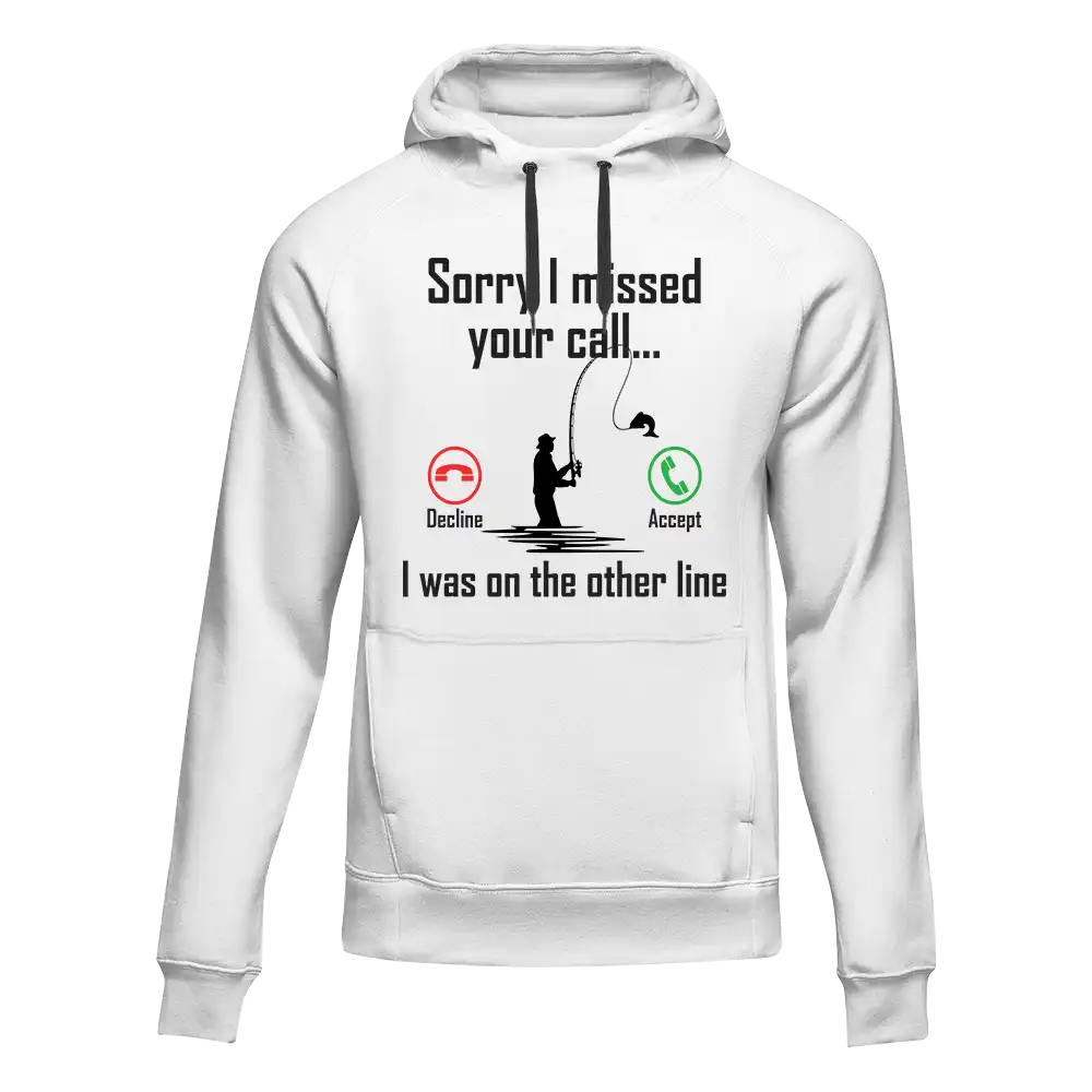 I Was On Another Line v2 Unisex Hoodie by Outdoorzees