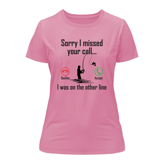 I Was On Another Line v2 T-Shirt for Women by Outdoorzees
