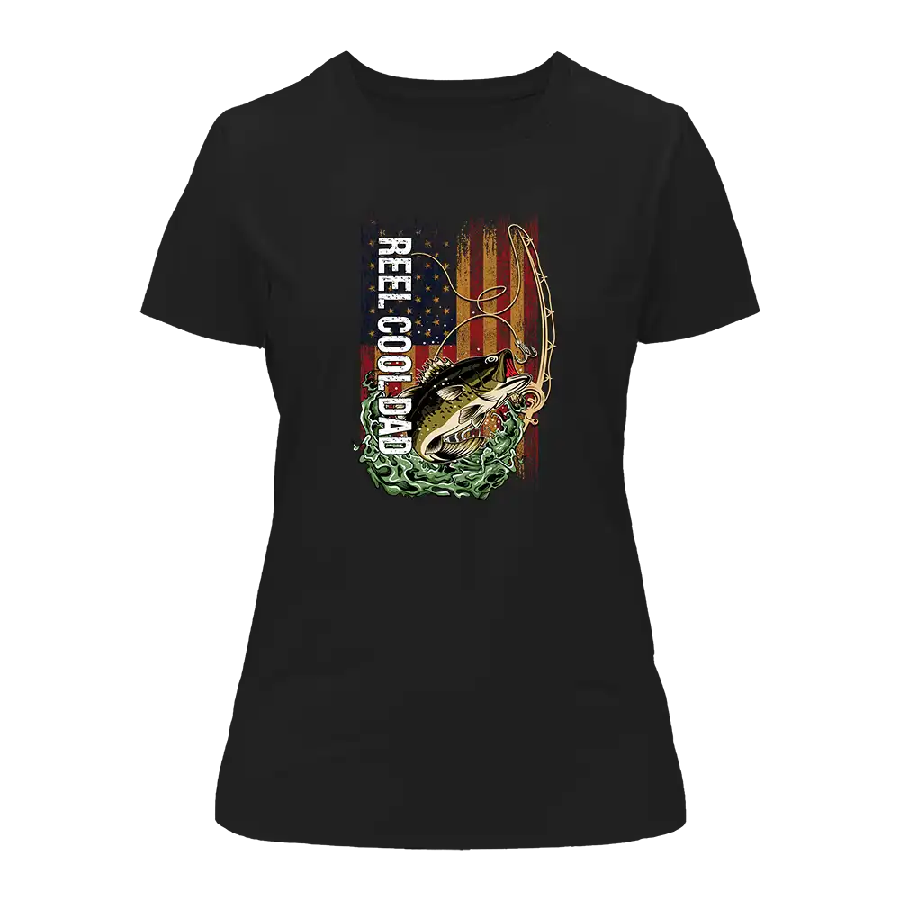 Reel Cool Dad T-Shirt for Women by Outdoorzees