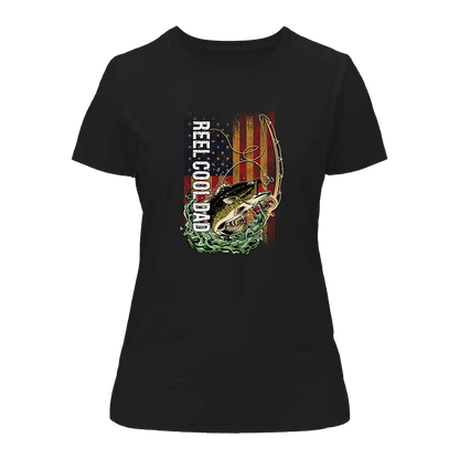 Reel Cool Dad T-Shirt for Women by Outdoorzees