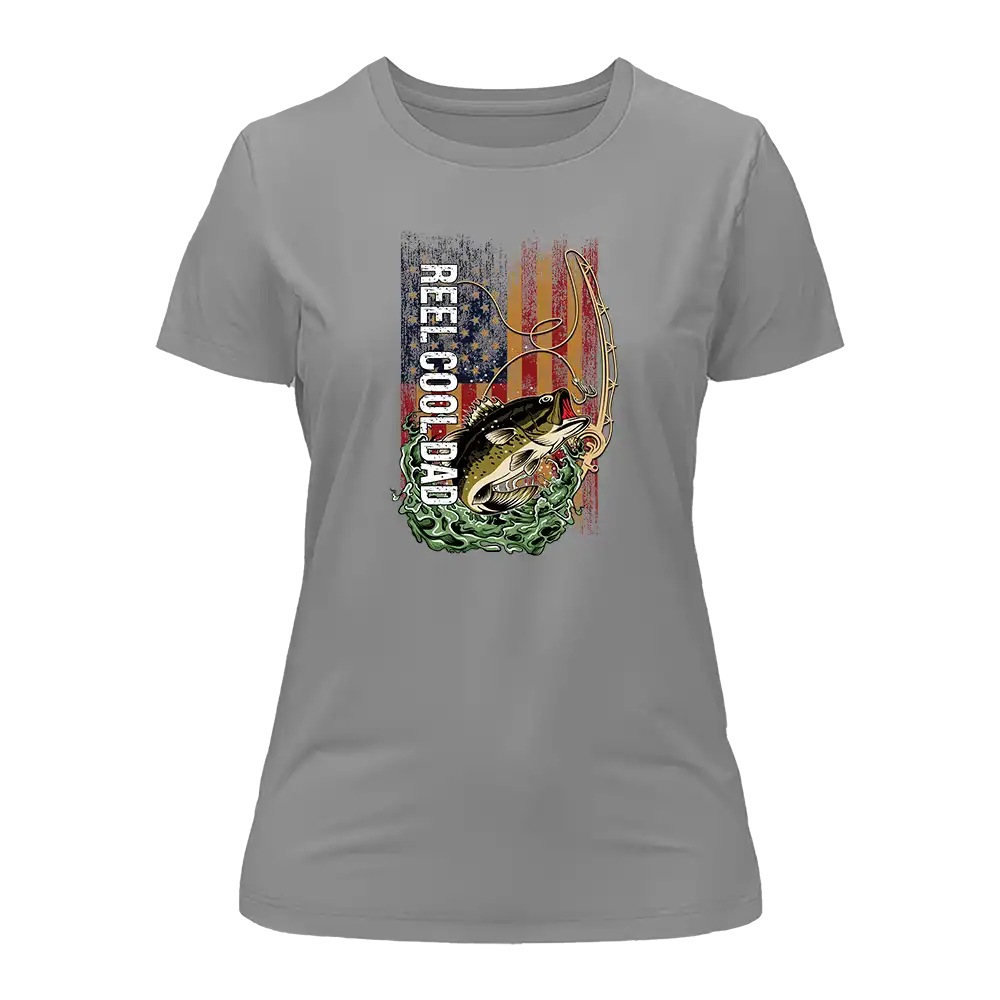 Reel Cool Dad T-Shirt for Women by Outdoorzees