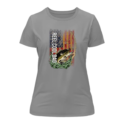Reel Cool Dad T-Shirt for Women by Outdoorzees