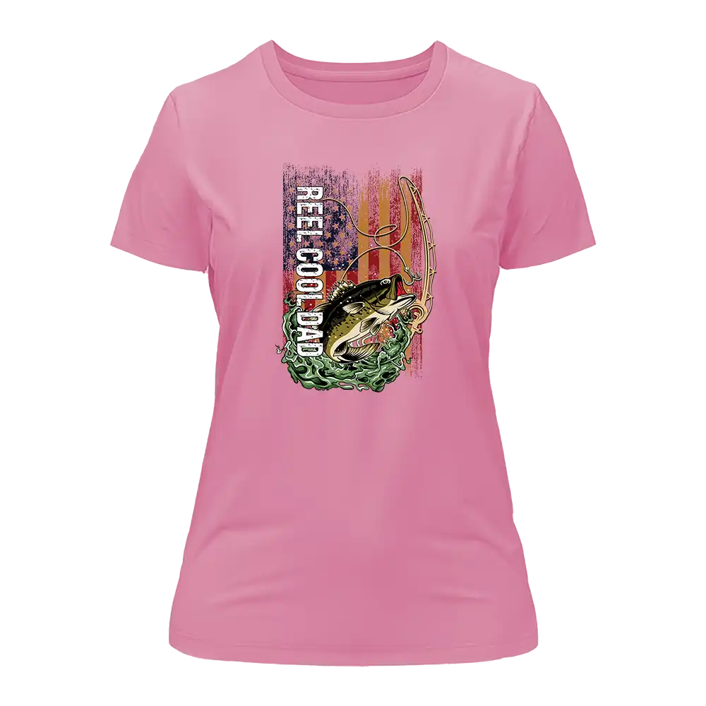 Reel Cool Dad T-Shirt for Women by Outdoorzees