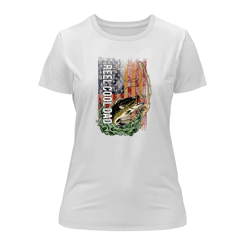 Reel Cool Dad T-Shirt for Women by Outdoorzees