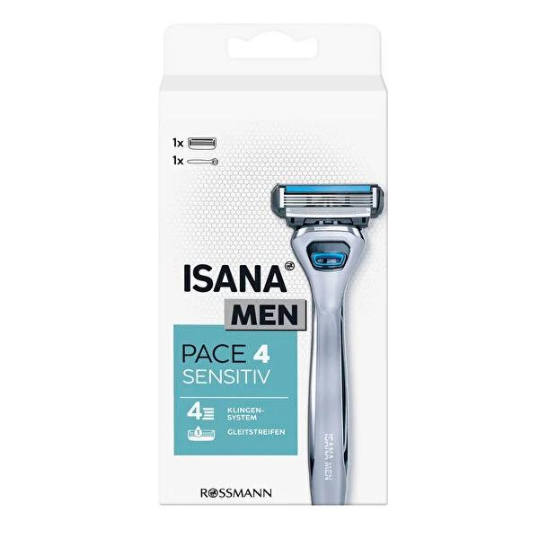 Isana Men shaving razor with pivoting head