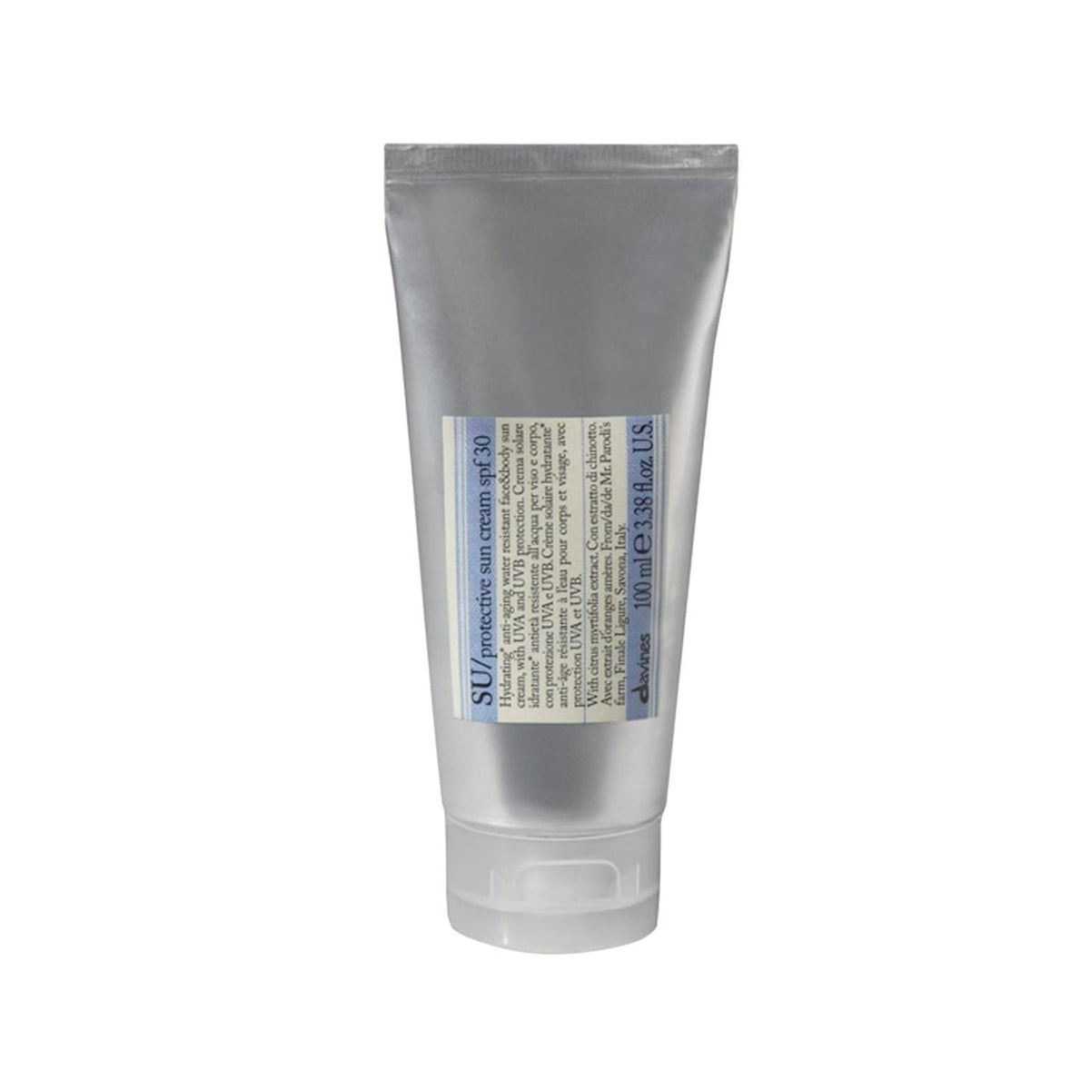 Davines Sunscreen Cream SPF 30 - Protective Sun Cream for Skin Health by Beauty Care Bag