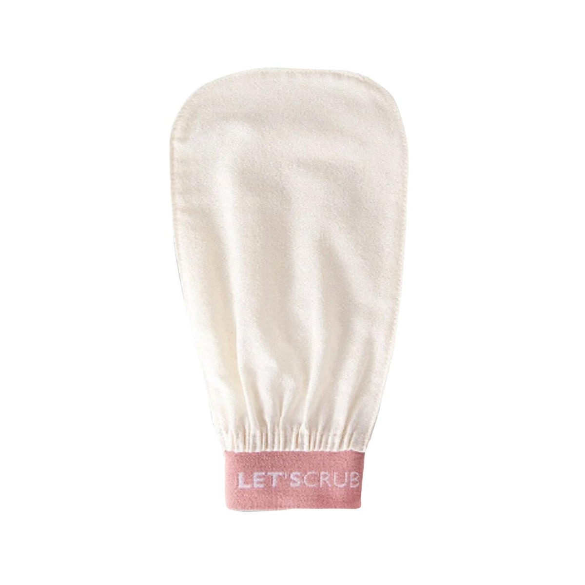 Let'scrub elasticized ecru bathrobe