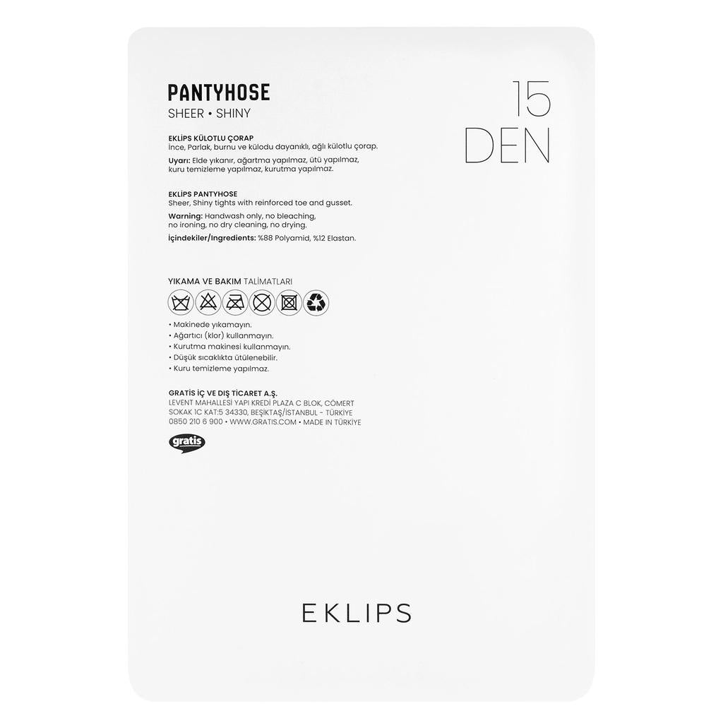 Eklips Chestnut Pantyhose Soft Classic Tights Size S by Beauty Care Bag