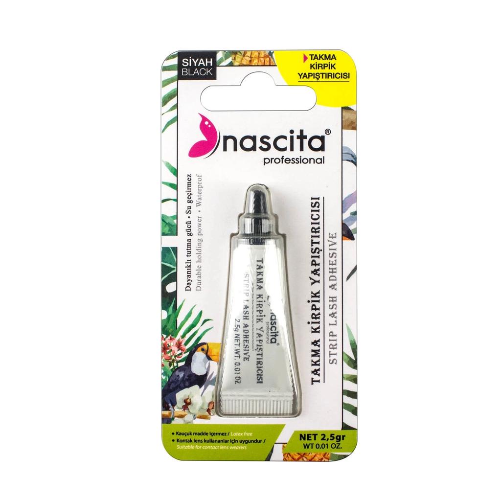 Nascita Black False Eyelash Adhesive Strong Hold 2.5g by Beauty Care Bag