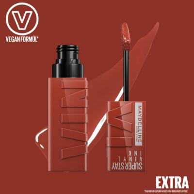 Maybelline New York Super Stay Vinyl Ink Lip Gloss - Long Lasting Shiny Finish -130 Extra by Beauty Care Bag