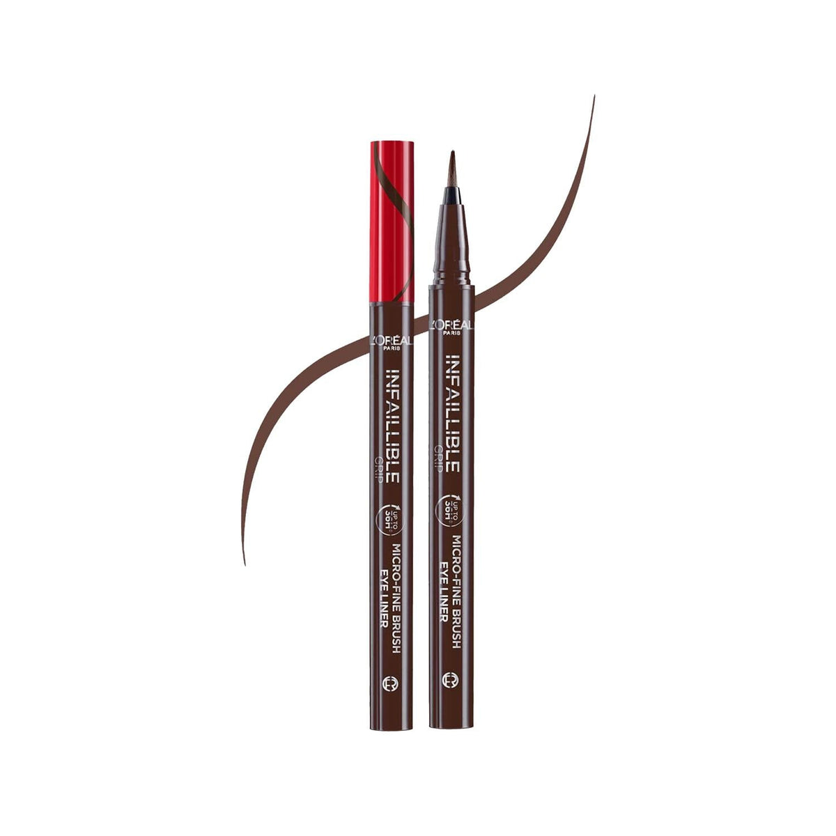 Loreal Paris Infaillible 36H Grip Micro Fine Eyeliner - Long Lasting, Smudge Proof, Precise Application by Beauty Care Bag