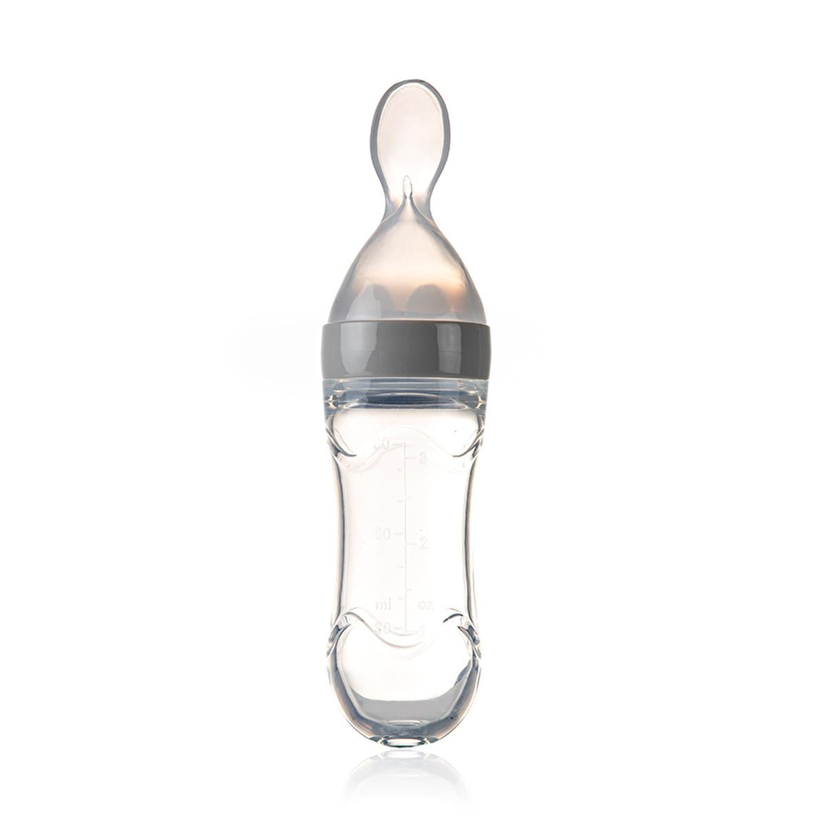 Babyjem Baby Squeeze Spoon - BPA-Free, One-Handed Feeding, Silicone Baby Feeding Utensils, Baby Feeding Accessories, Baby Feeding Spoon by Beauty Care Bag