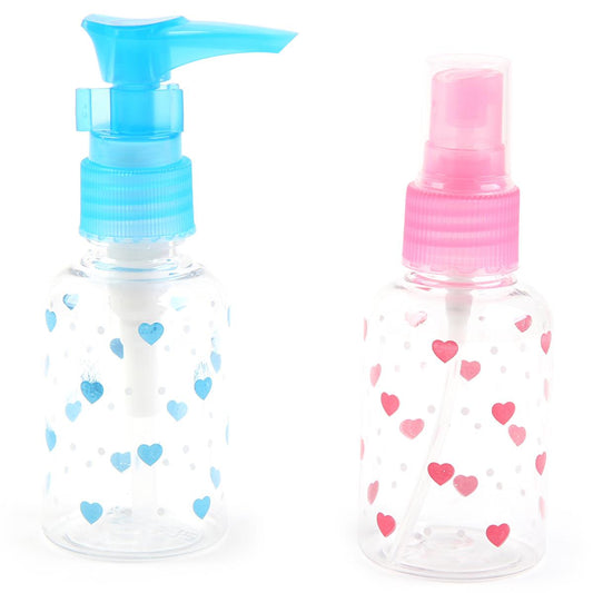 Eklips Travel Toiletry Set - 2-Piece Portable Personal Care Containers for Travelers by Beauty Care Bag