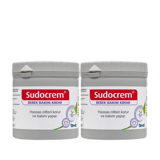 Sudocrem Baby Care Cream 400g x 2 - Gentle, Effective Skin Protection for Infants by Beauty Care Bag