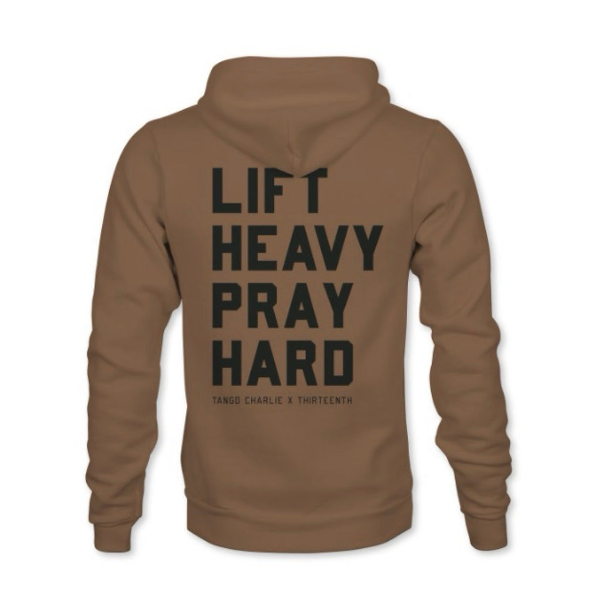 Lift Heavy. Pray Hard. - Hoodie by Tango Charlie Apparel