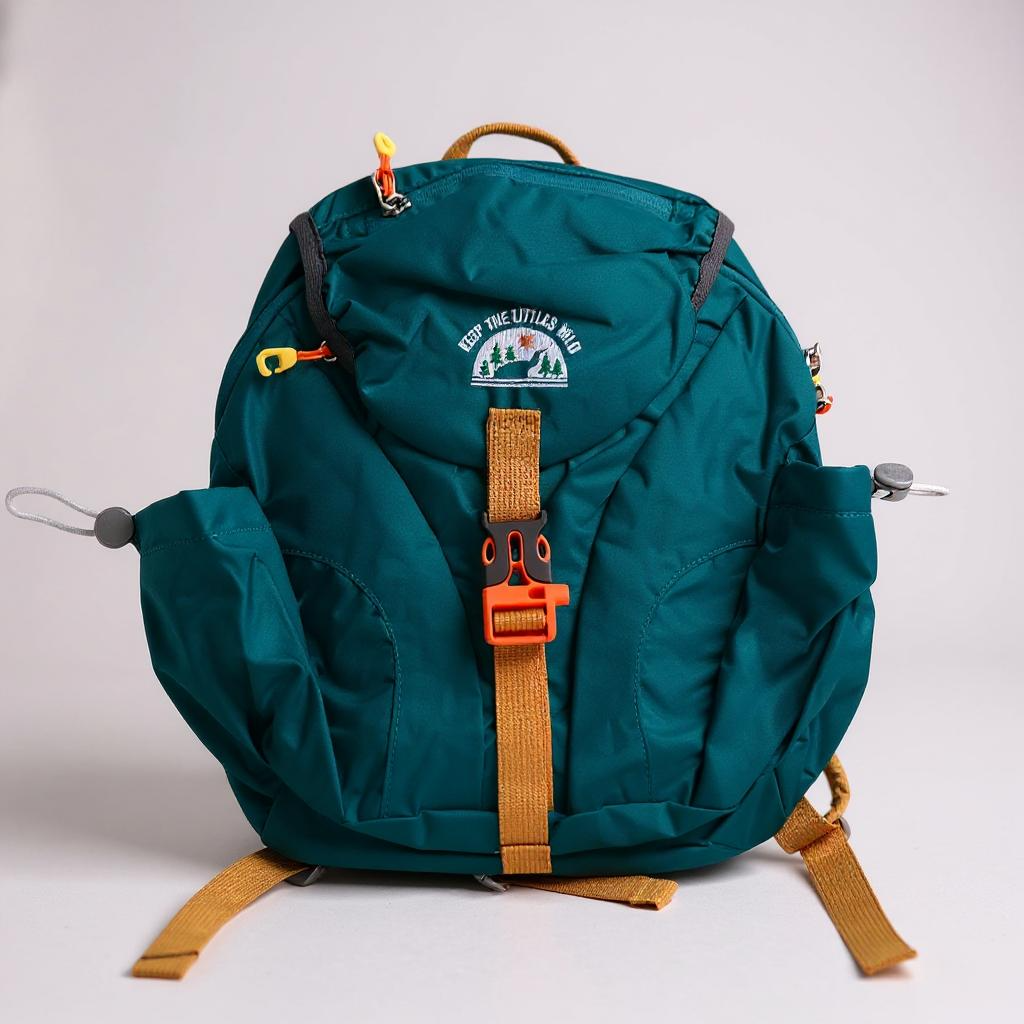 Kid’s (Ages 2 to 7) Teal Hiking Pack - Water Bladder Compatible Backpack for Young Hikers by Keep the Littles Wild
