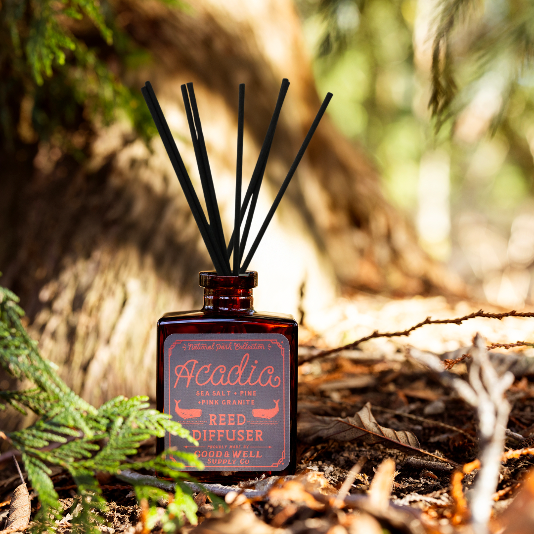Acadia National Park Reed Diffuser by Good & Well Supply Co.