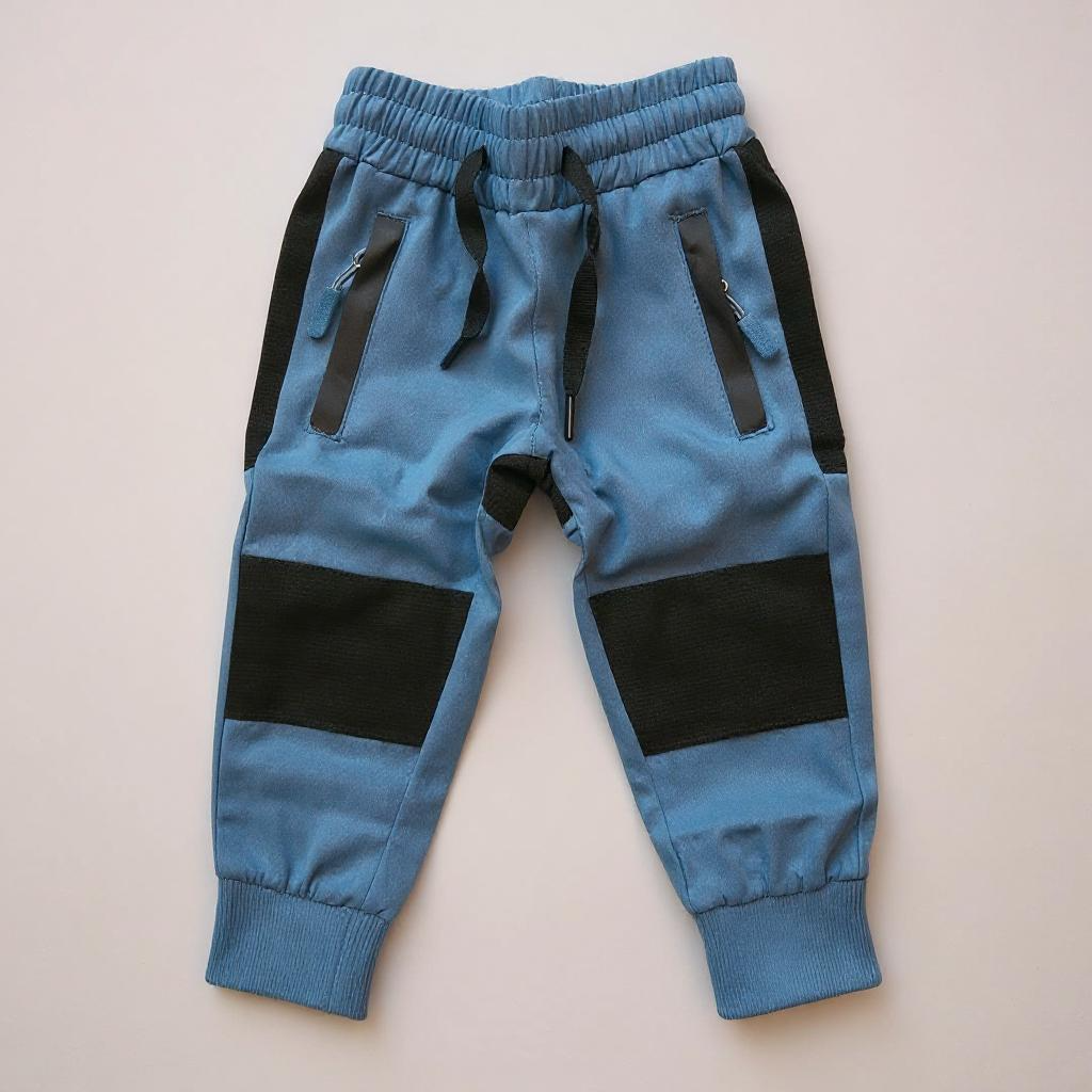 Hiking pants- water resistant blue by Keep the Littles Wild
