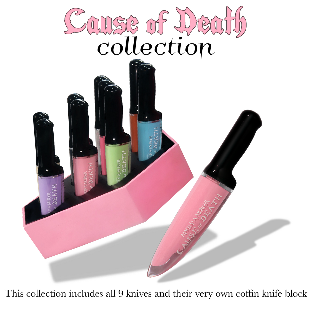 Cause of Death Pastel Collection by Makeup A Murder, INC