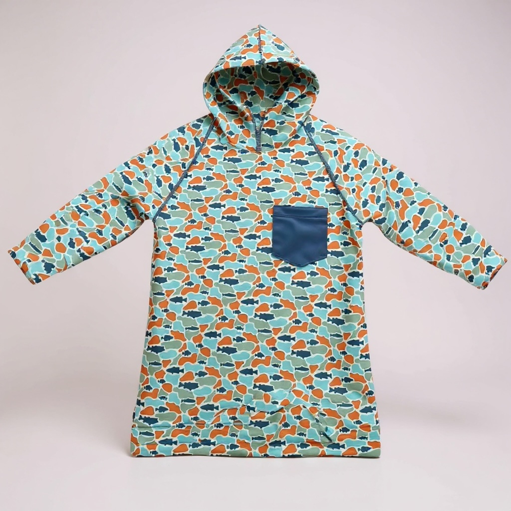 Fish camo - High Tide UV spring 2026 by Keep the Littles Wild