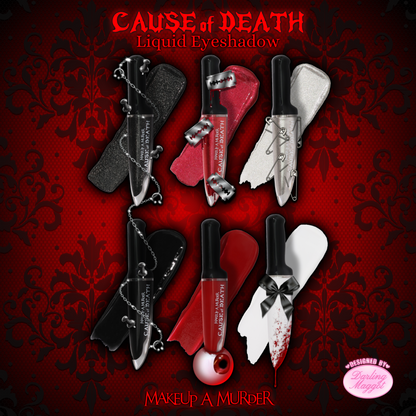 Cause of Death Liquid Eyeshadows: Singles by Makeup A Murder, INC