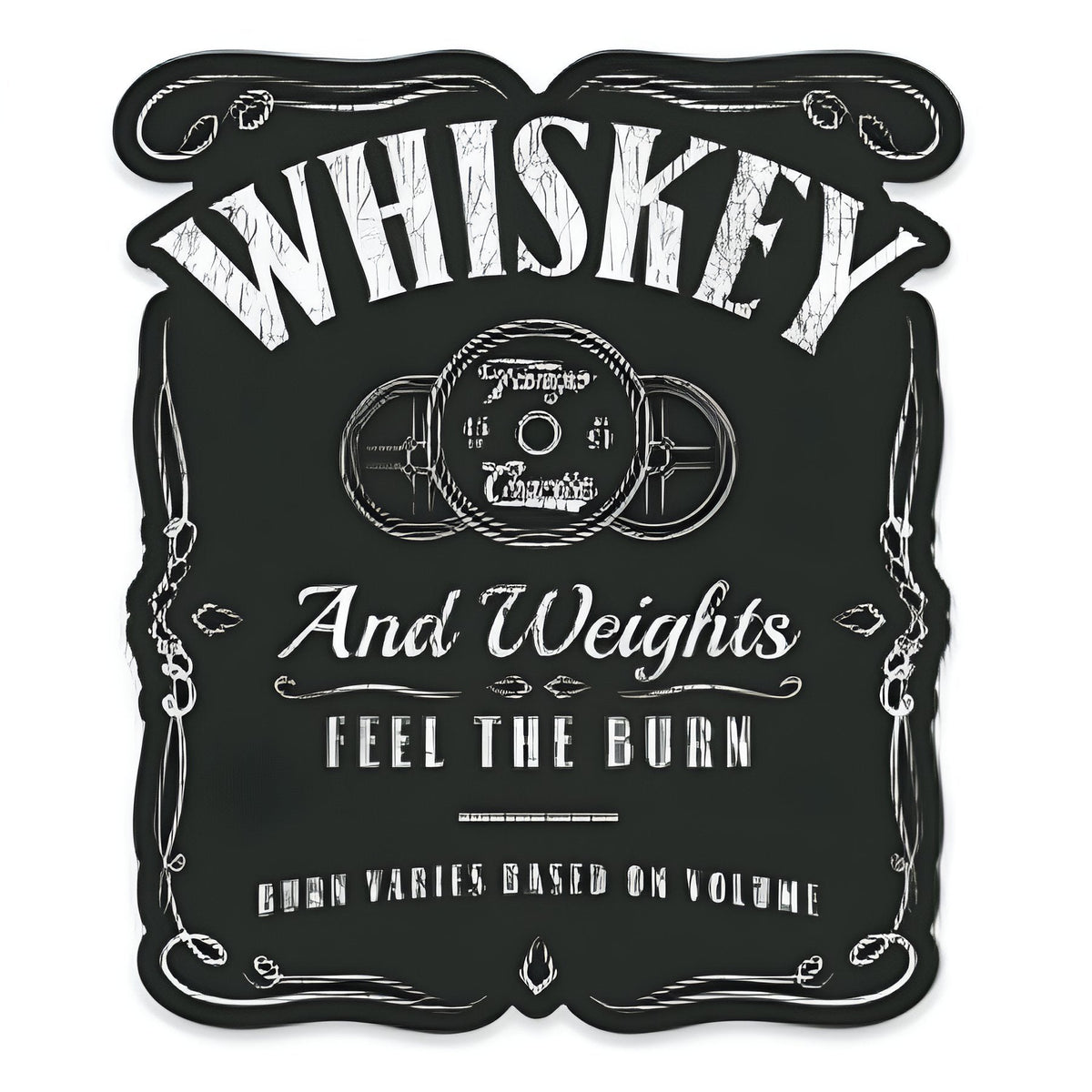 Whiskey - sticker by Tango Charlie Apparel