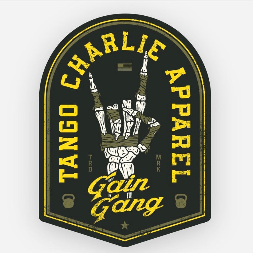Gain Gang - Sticker by Tango Charlie Apparel