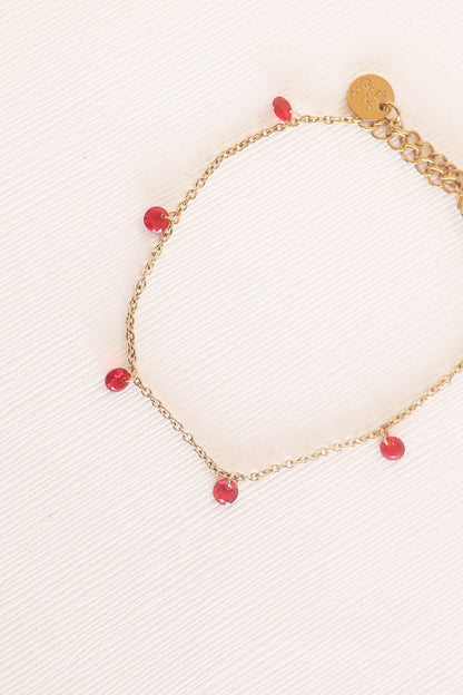 Madison Bracelet in Red by Rose & Clay