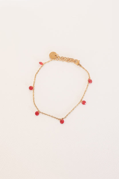 Madison Bracelet in Red by Rose & Clay