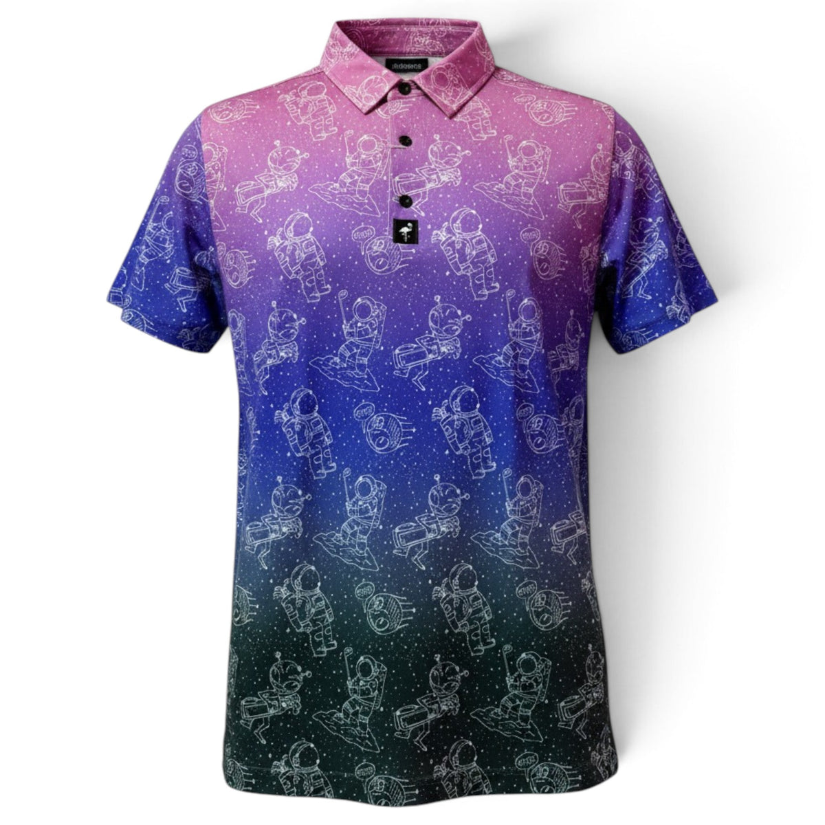 Men's Constellation Golf Polo | Performance Stretch Golf Shirt | Moisture-Wicking Athletic Men's Polo by Logie Joe's Golf