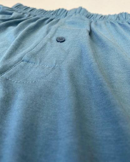 Men's steel blue bamboo boxers – view 2