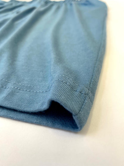 Men's steel blue bamboo boxers – view 3