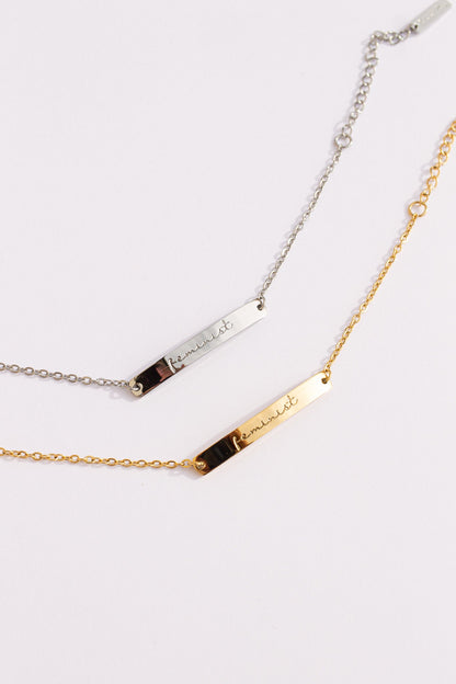 Feminist Bracelet by Rose & Clay