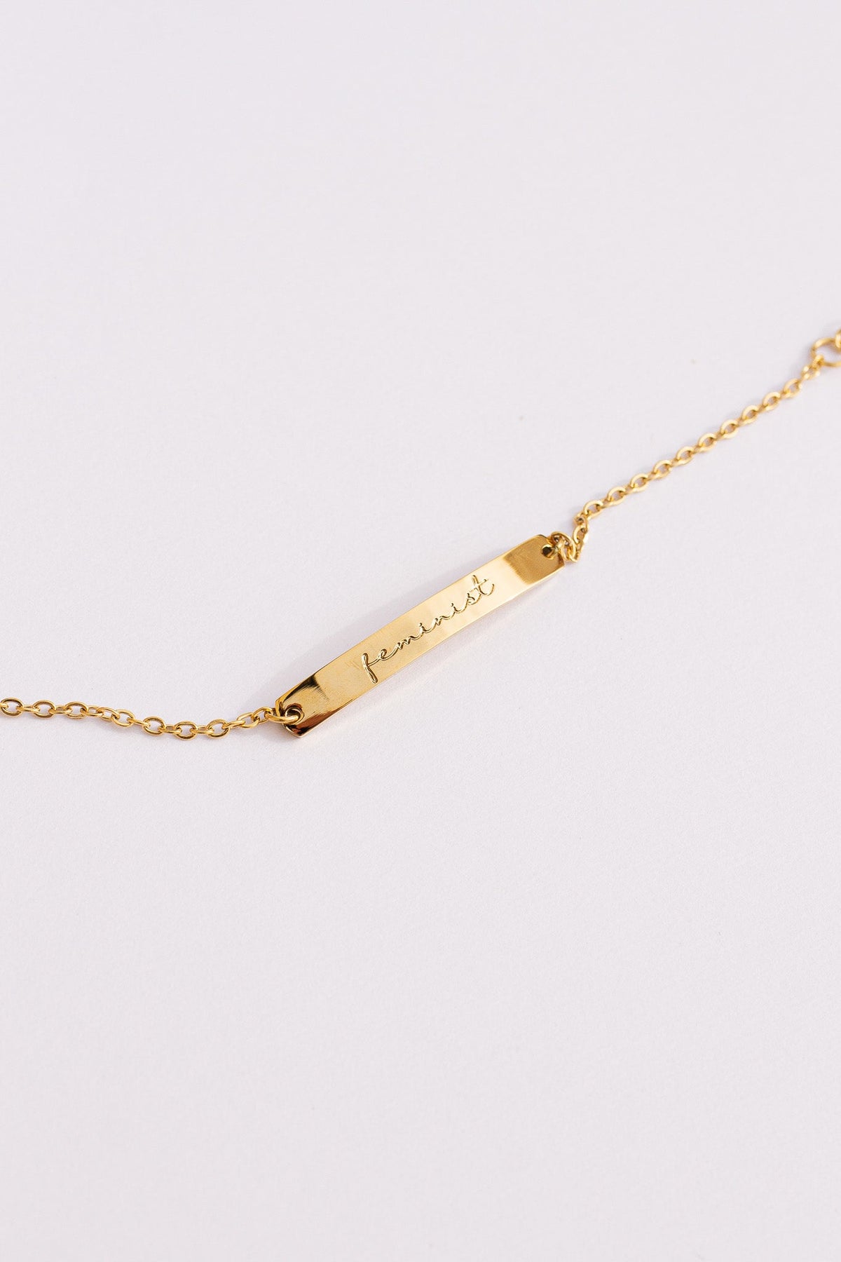 Feminist Bracelet by Rose & Clay