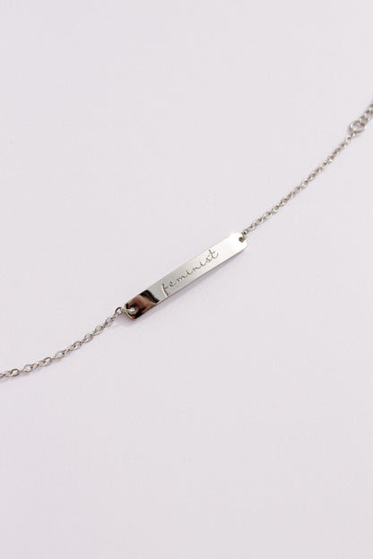 Feminist Bracelet by Rose & Clay