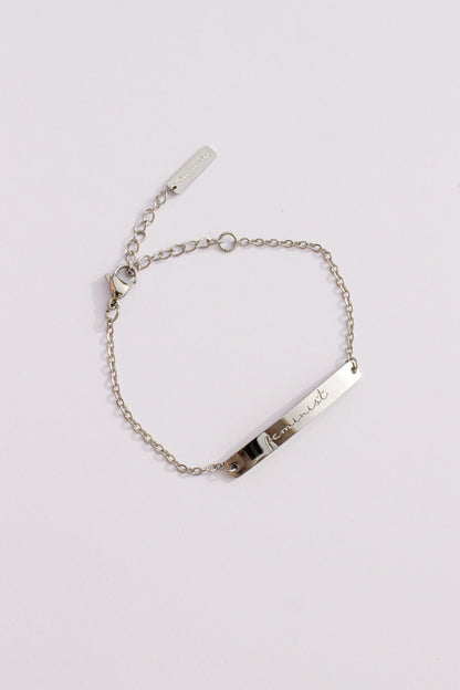 Feminist Bracelet by Rose & Clay