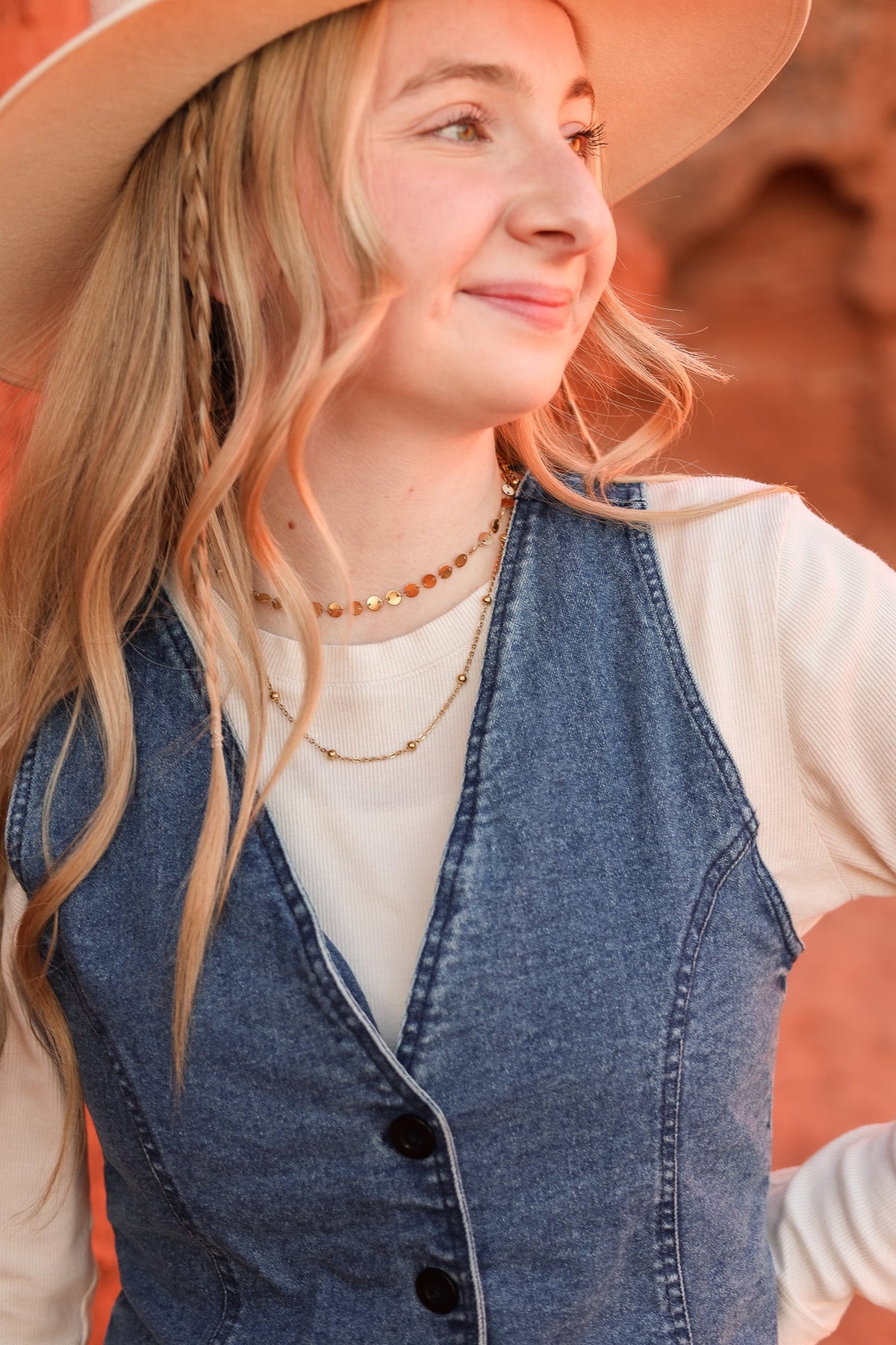 Sierra Layered Necklace by Rose & Clay