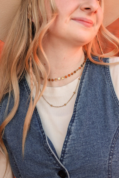 Sierra Layered Necklace by Rose & Clay