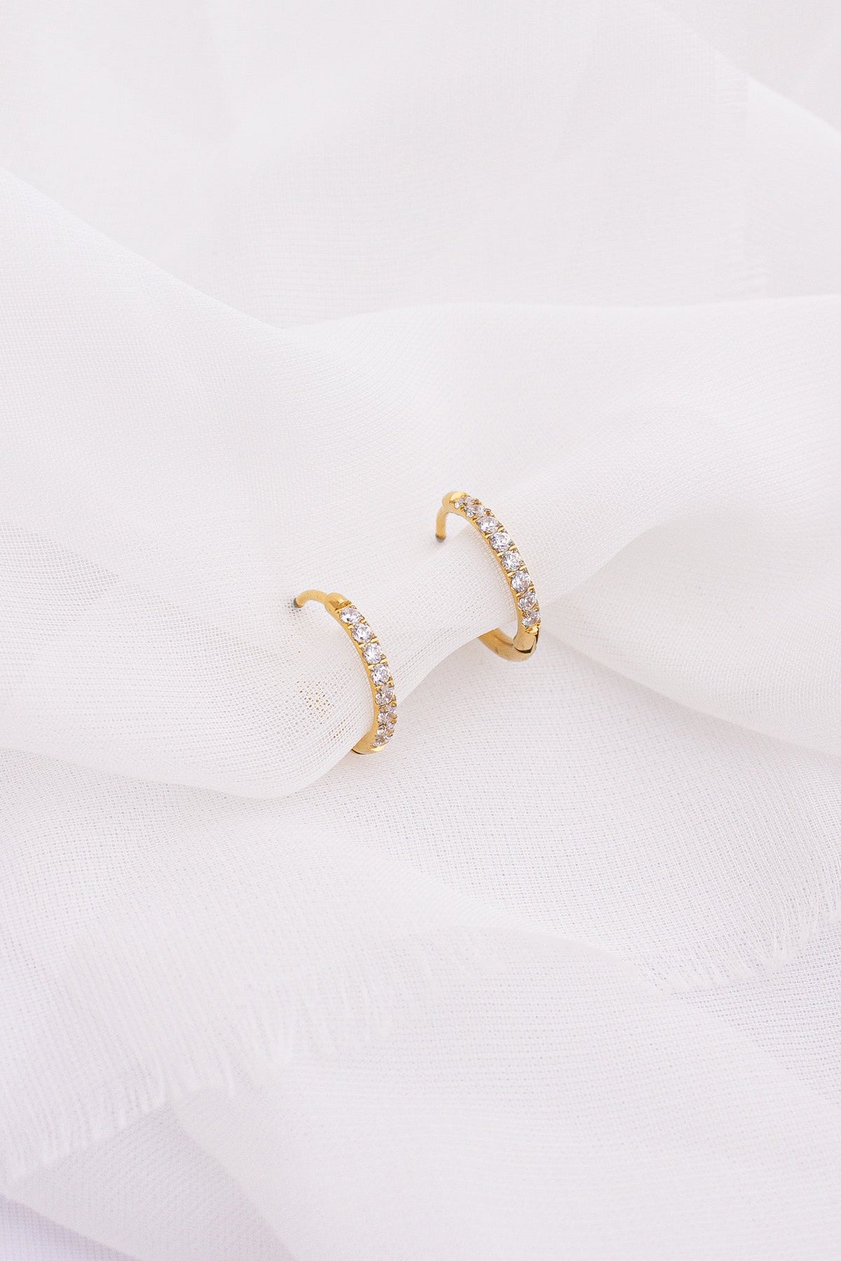 Mini Crystal Hoop by Rose & Clay